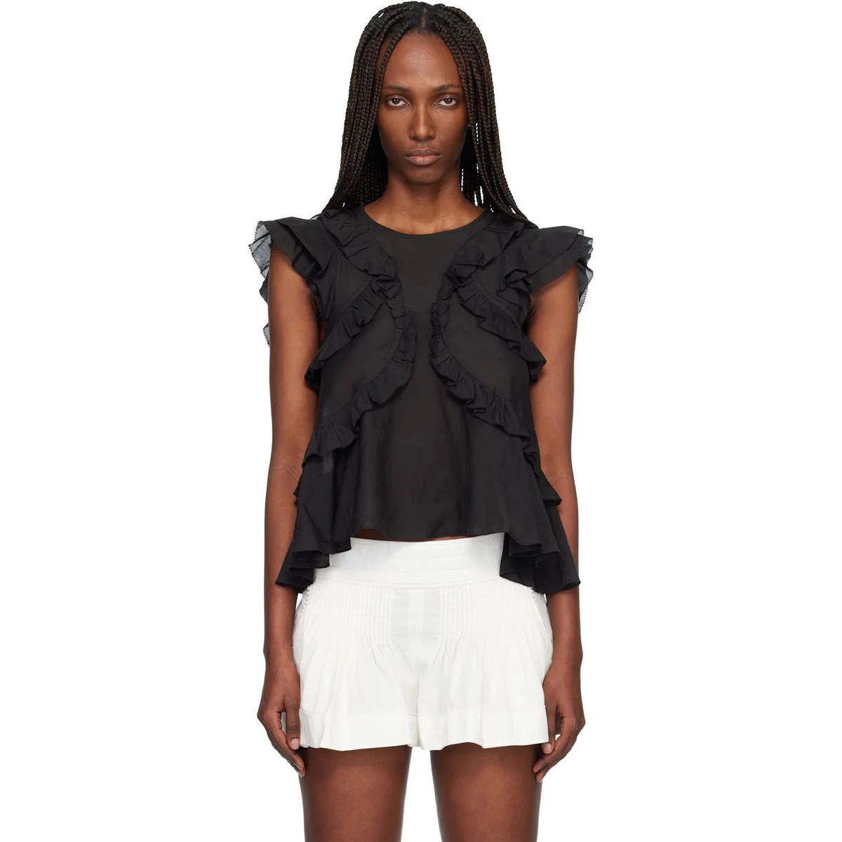 Isabel Marant Nalou Top - Black - Image 1 of 4