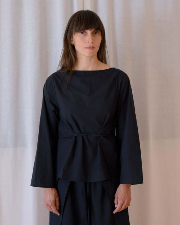 Baserange Decti Long Sleeve Top - Black