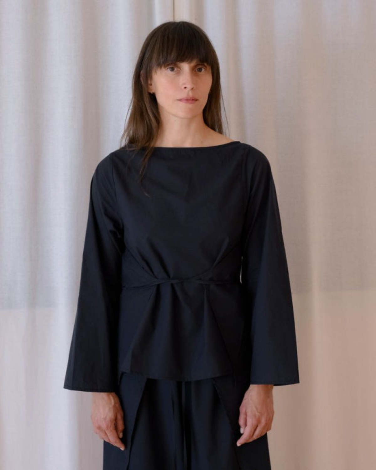 Baserange Decti Long Sleeve Top - Black - Image 1 of 7