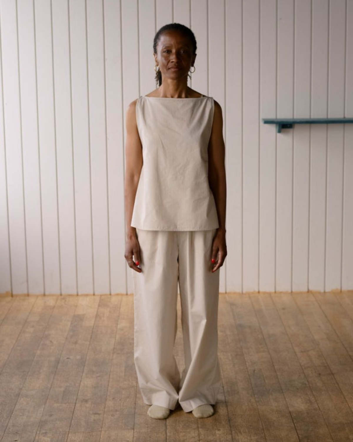 Baserange Decti Top - Brown Stripe - Image 2 of 8