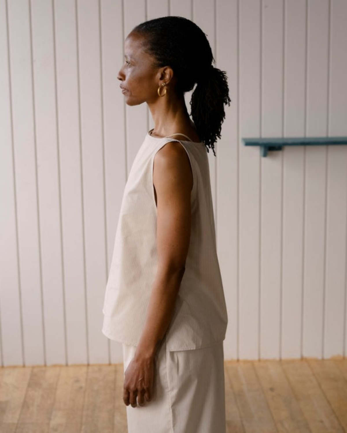 Baserange Decti Top - Brown Stripe - Image 4 of 8