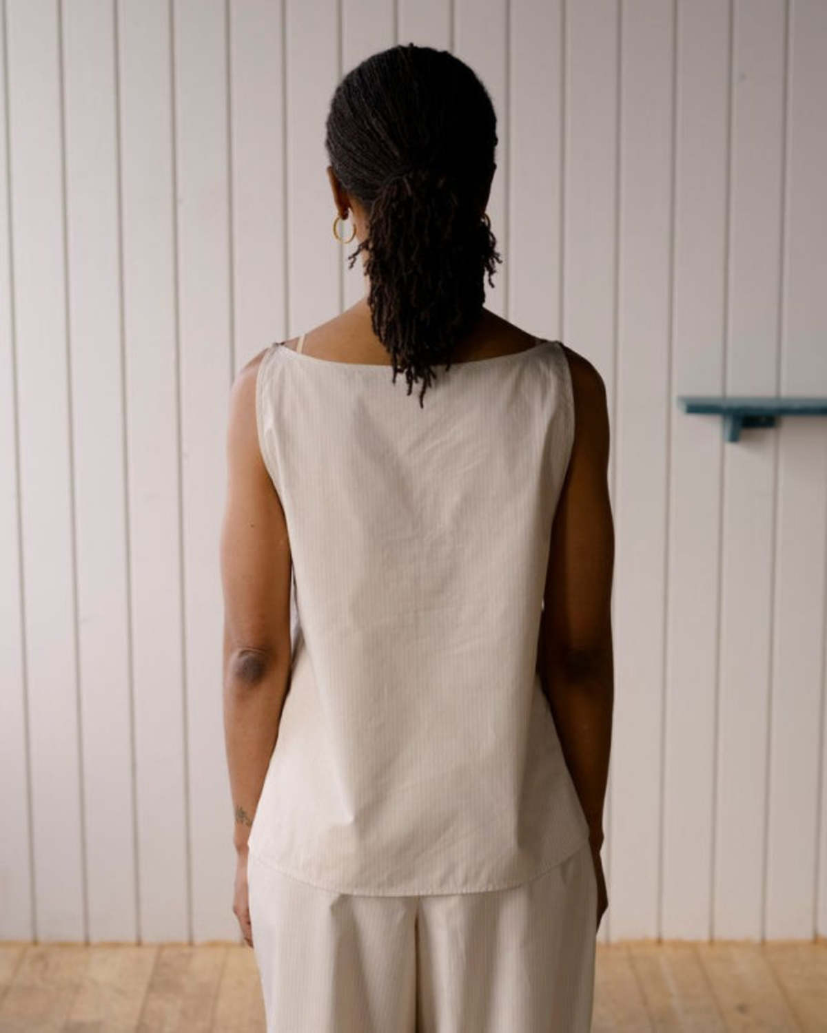 Baserange Decti Top - Brown Stripe - Image 7 of 8