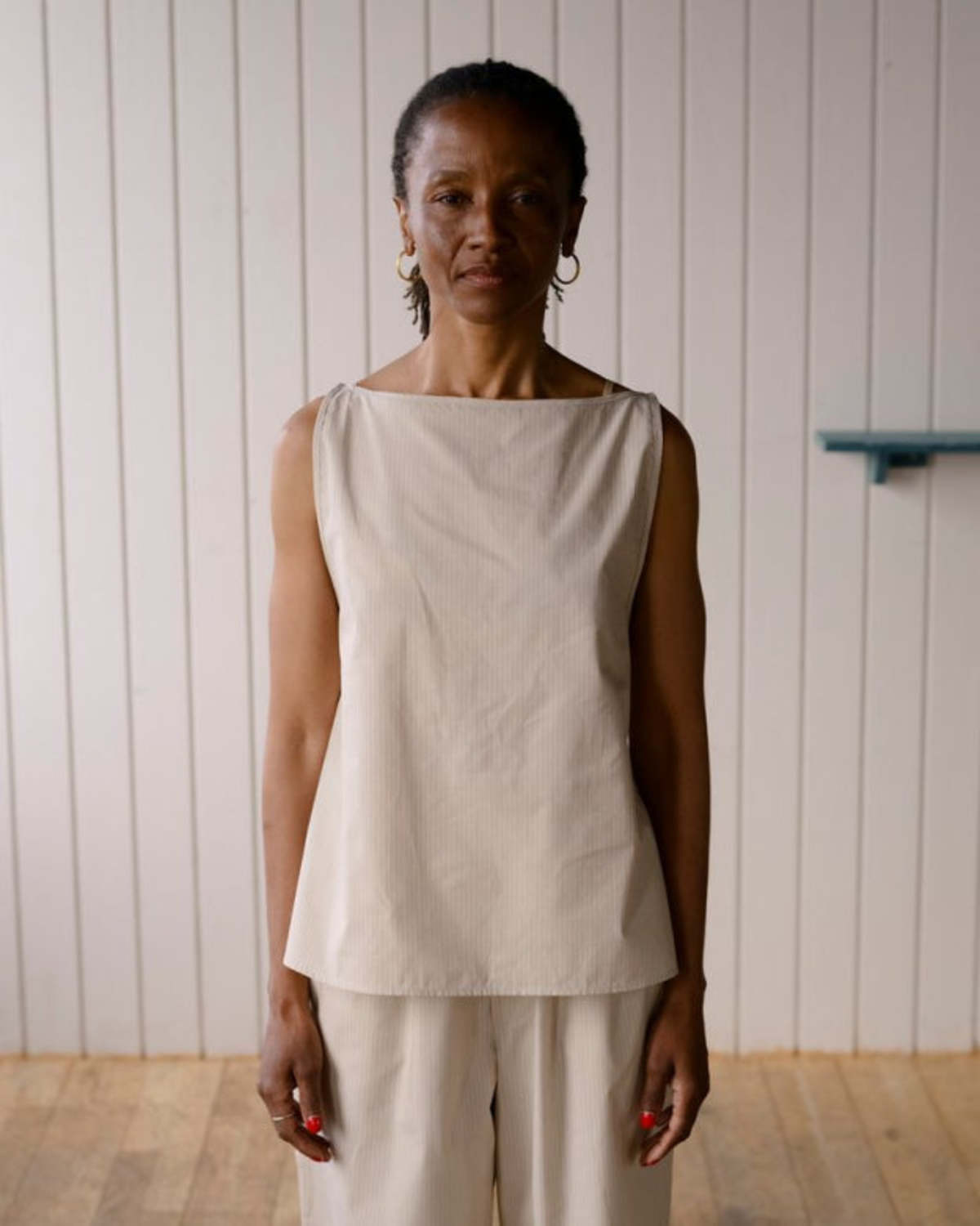 Baserange Decti Top - Brown Stripe - Image 8 of 8