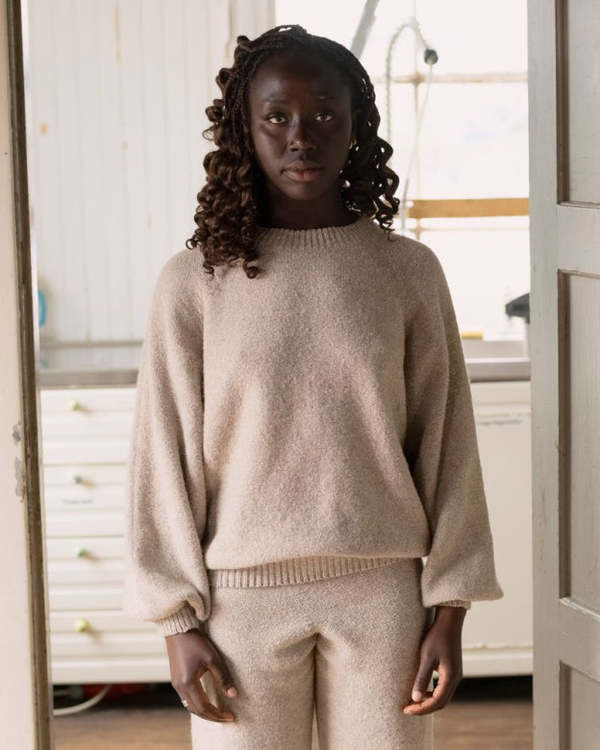 Baserange Soar Sweater - Ingra Sand | Garmentory Baserange Soar Sweater - Ingra Sand | Garmentory