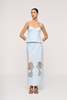 Clea Iris Pleat Top - Blue Tint - Thumbnail 2