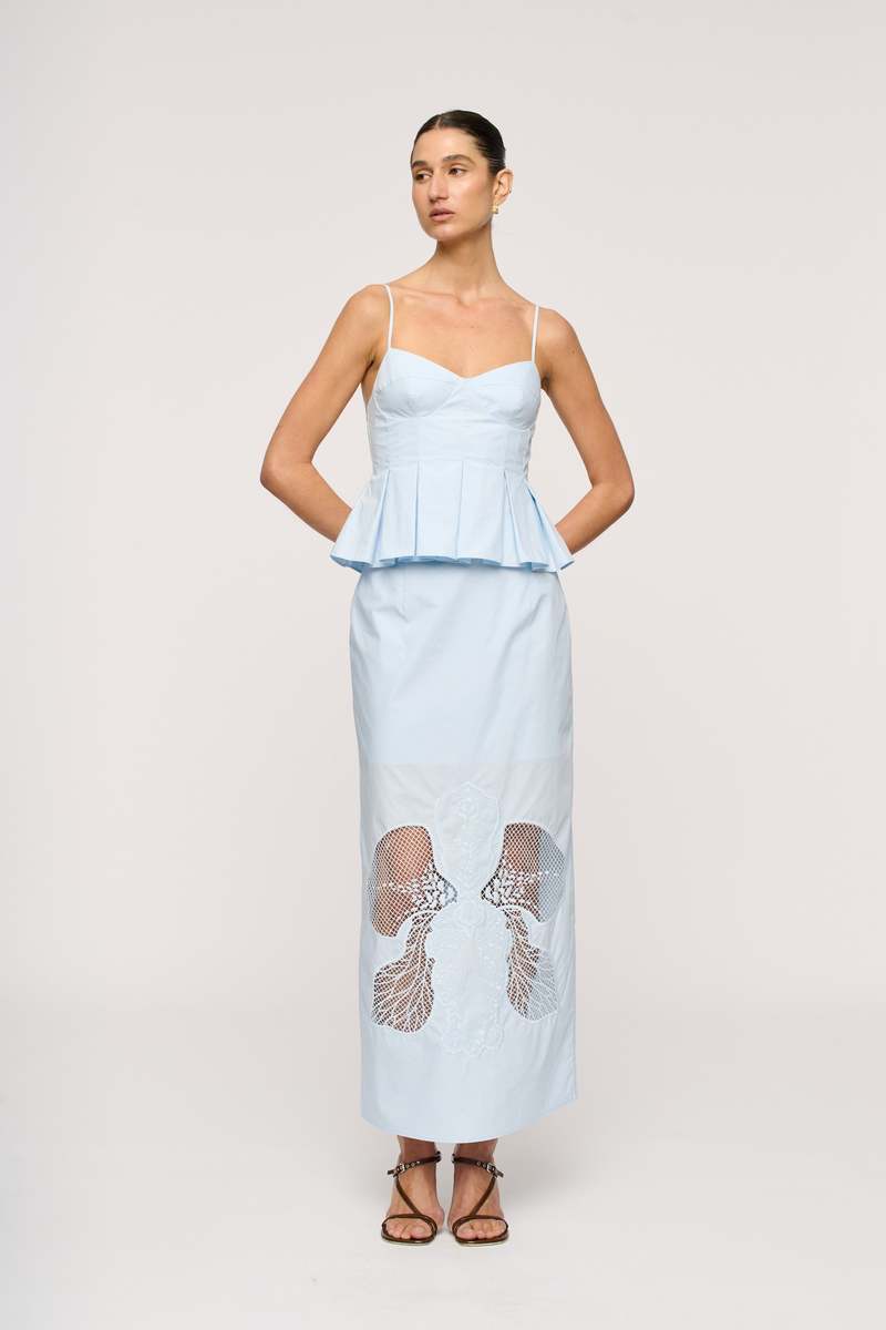 Clea Leonie Skirt - Blue Tint
