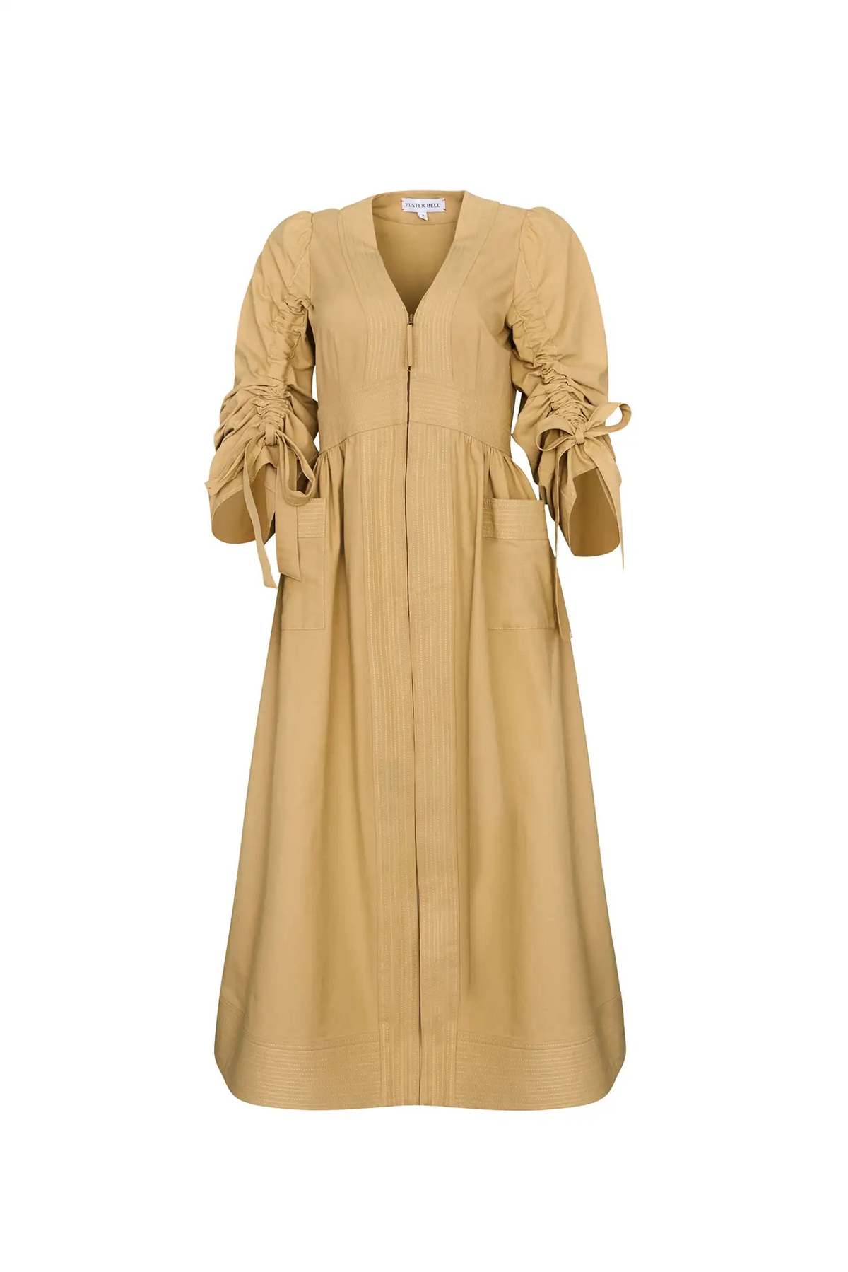 Hunter Bell NYC Lavin Dress - British Khaki - Image 3 of 3