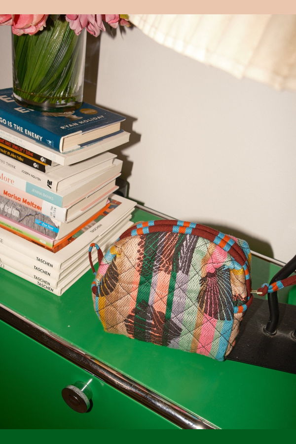 Ace & Jig Quilted Small Pouch - Sandcastle