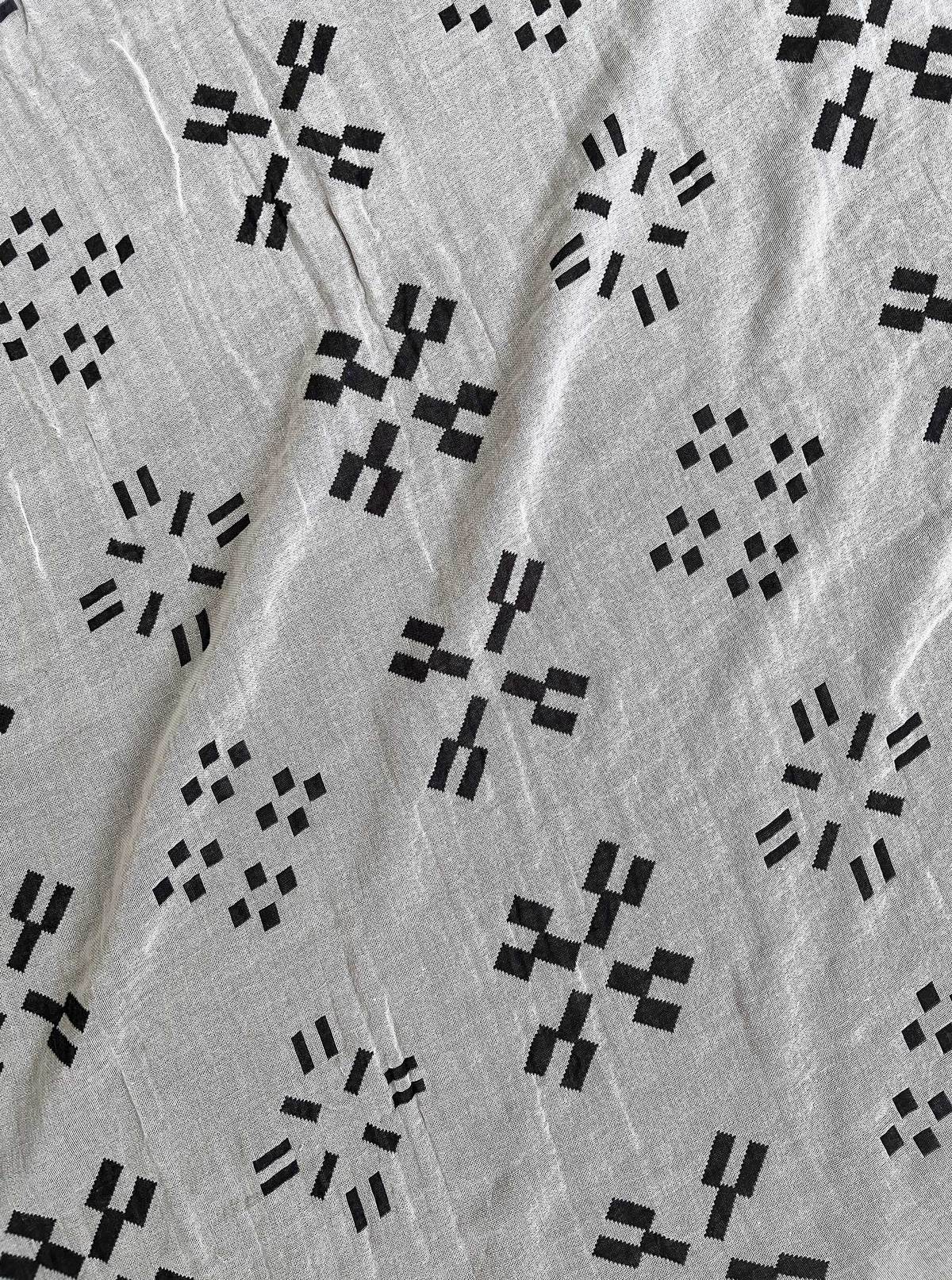 Ace & Jig Windowpane Throw - Gardenia - Image 5 of 9