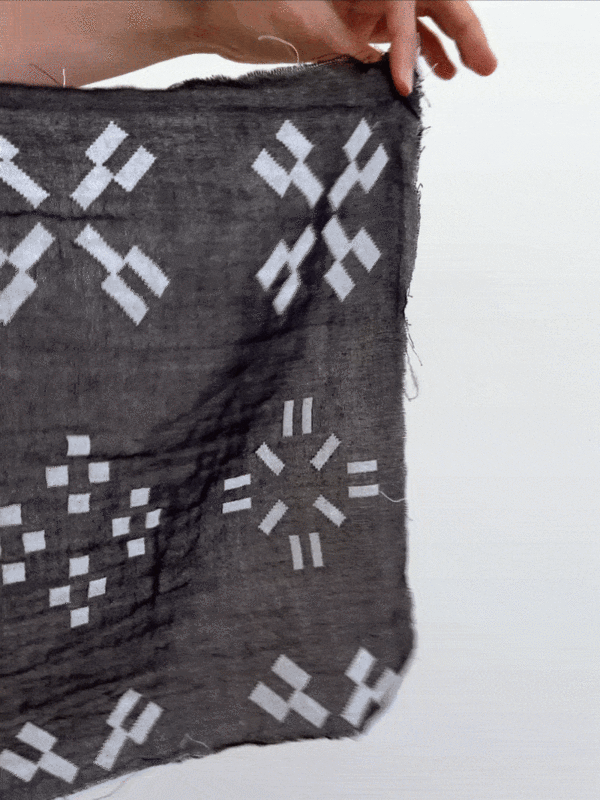 Ace & Jig Windowpane Throw - Gardenia