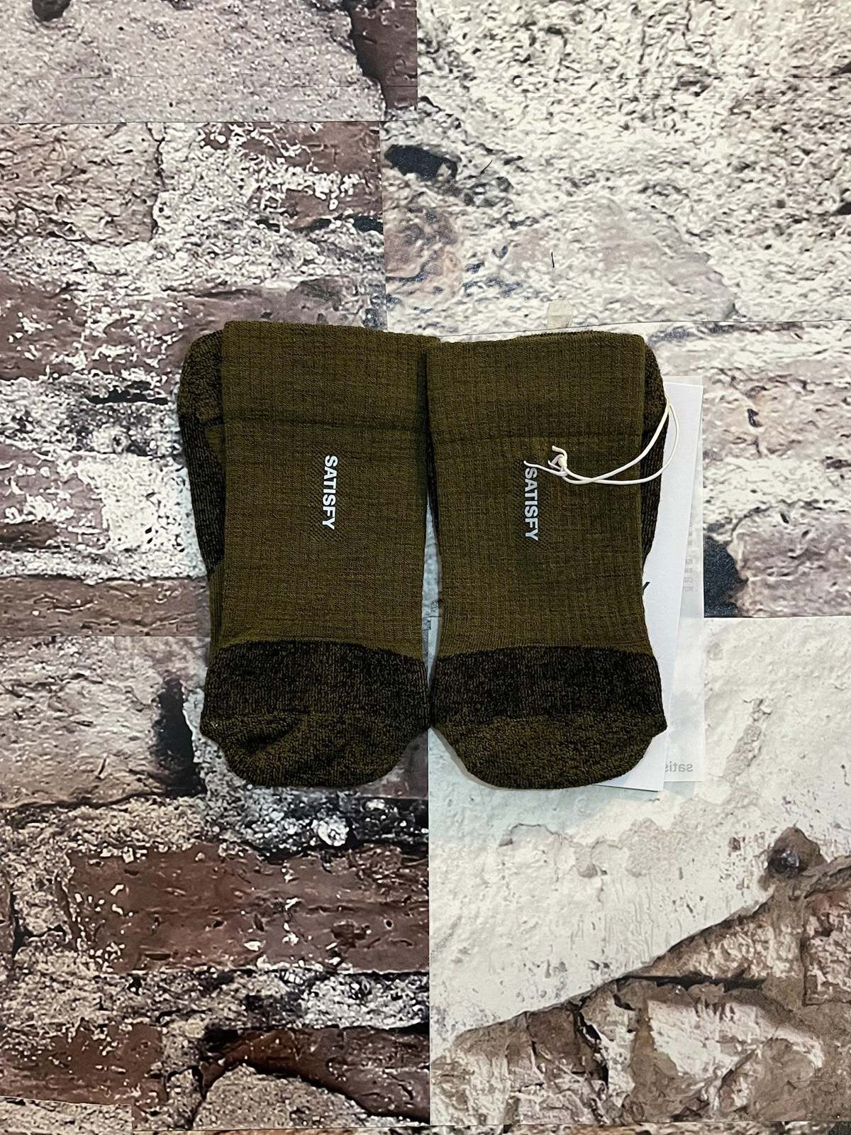 Satisfy Merino Nylon Tube Sock Socks - Dark Olive - Image 1 of 1