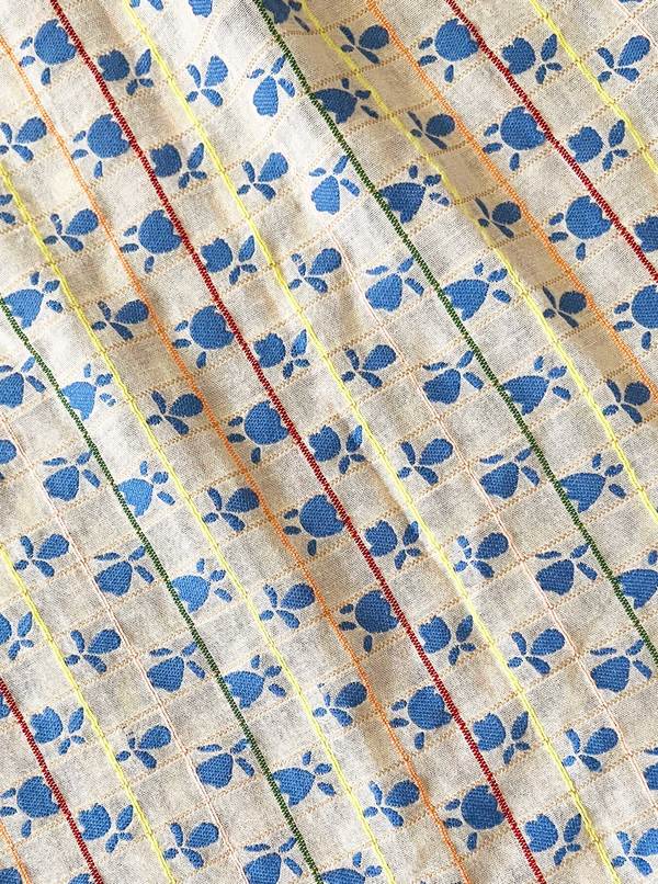 Ace & Jig Windowpane Throw - Meringue