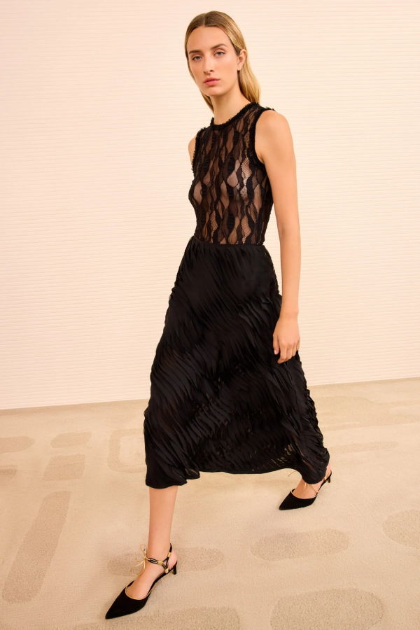 Ulla Johnson Amiko Midi Skirt - Noir