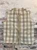 Fortela Plaid Wool Sherpa Vest - Thumbnail 1