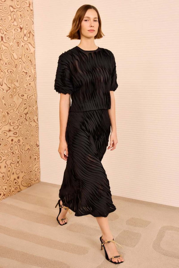 Ulla Johnson Vayda S/S Top - Noir