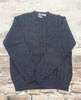 Inis Meáin Ridges Arian Crew Neck Sweater - Navy Fleck - Thumbnail 1