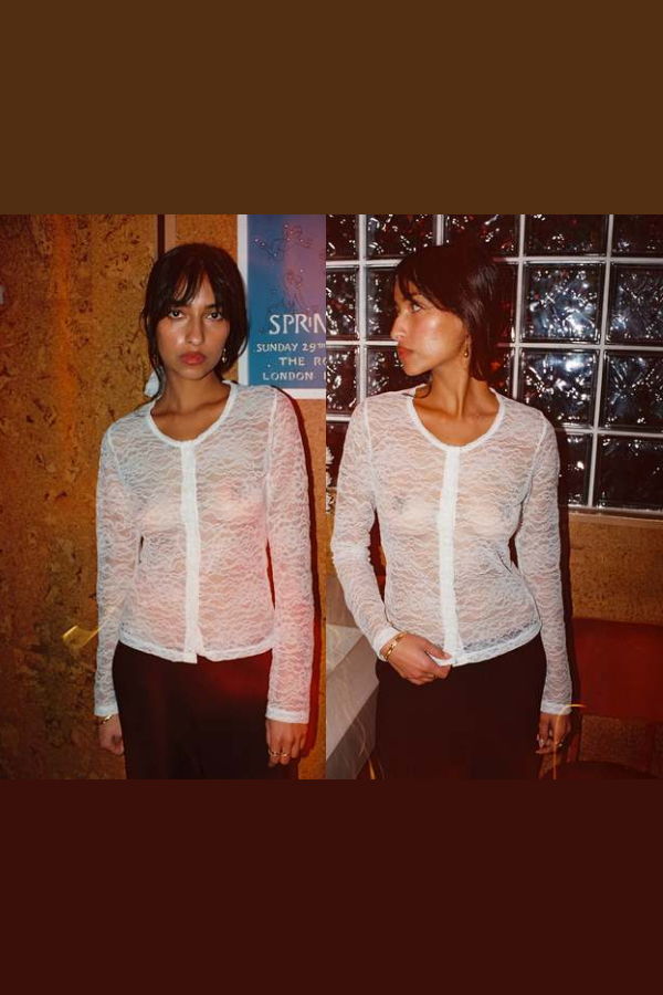 Gil Rodriguez Lace Sophie Cardigan