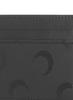 MARINE SERRE Moon Screen Print Leather Card Holder - Anthracite - Thumbnail 5