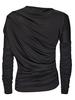 Ganni Tunic Top - Black - Thumbnail 2