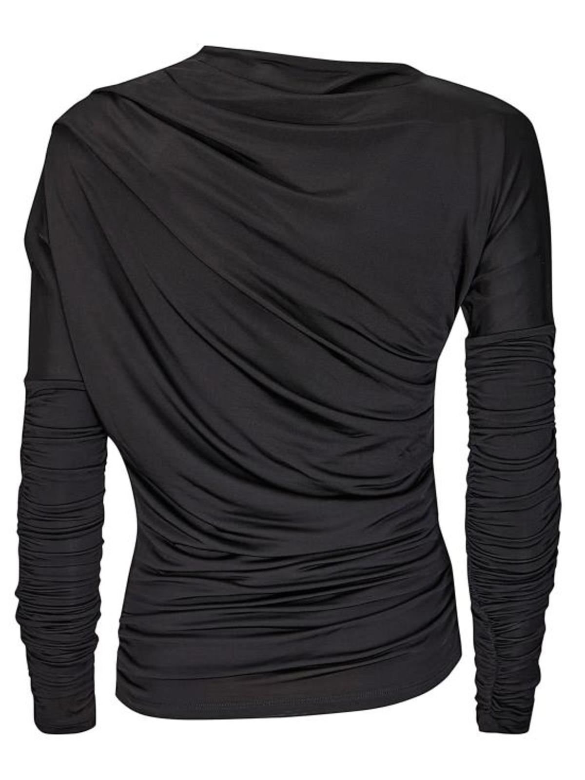 Ganni Tunic Top - Black - Image 2 of 3