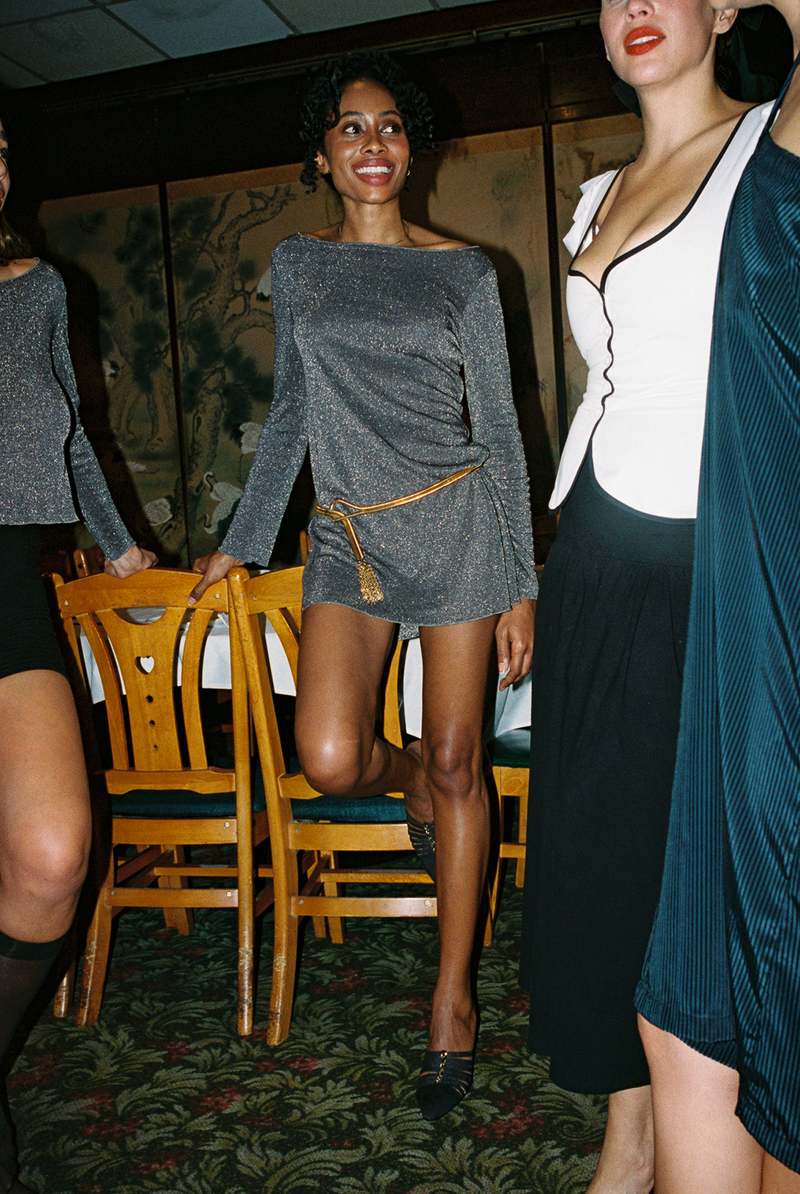 Gil Rodriguez Shimmer Knit Elektra Dress