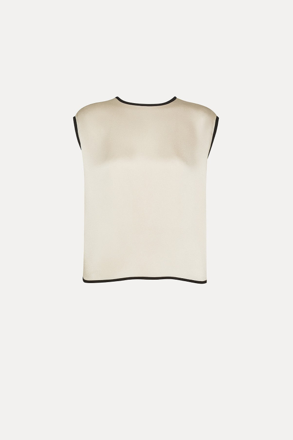 Forte Forte Envers Satin Top - Beurre