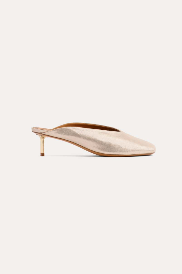 Forte Forte Laminated Heels - Platino