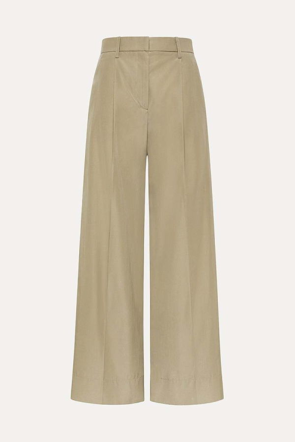 Forte Forte Taffetta High Waist Pants - Sand
