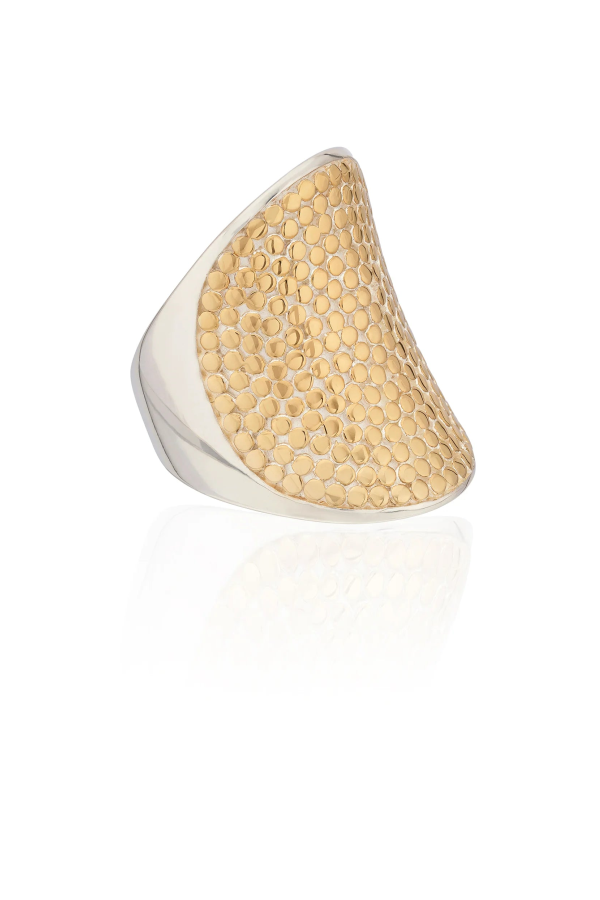 Anna Beck Centered Classic Ring - Gold / Silver