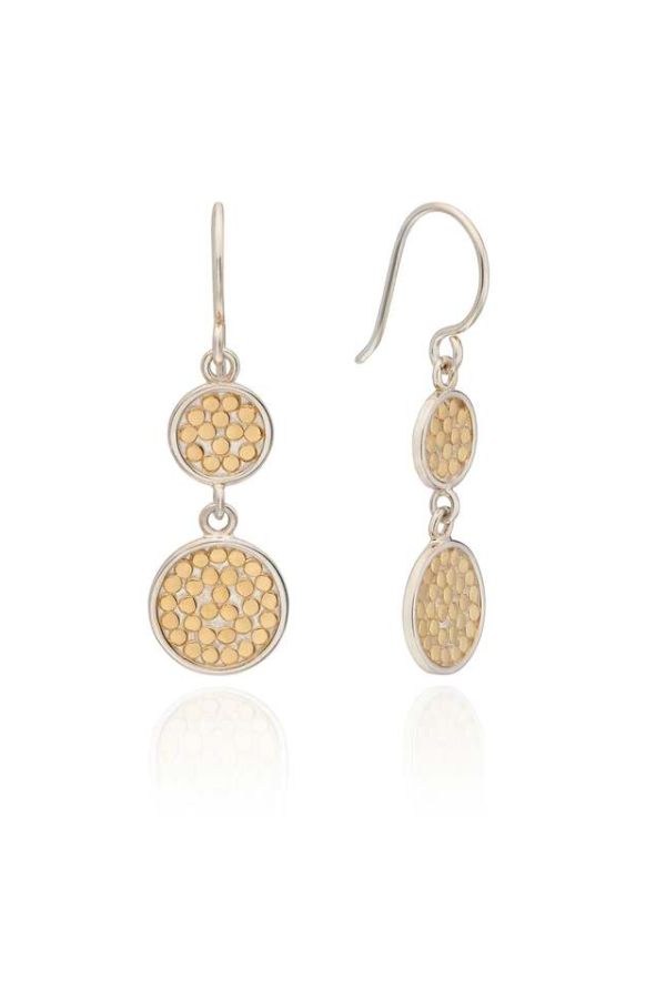 Anna Beck Clarity Earrings - Gold/Silver