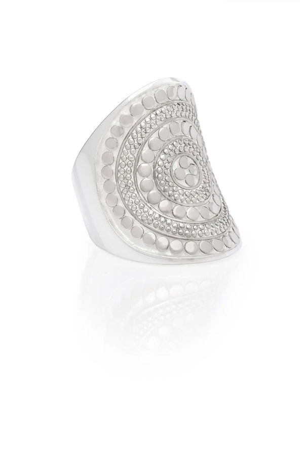 Anna Beck Classic Saddle Ring - Silver