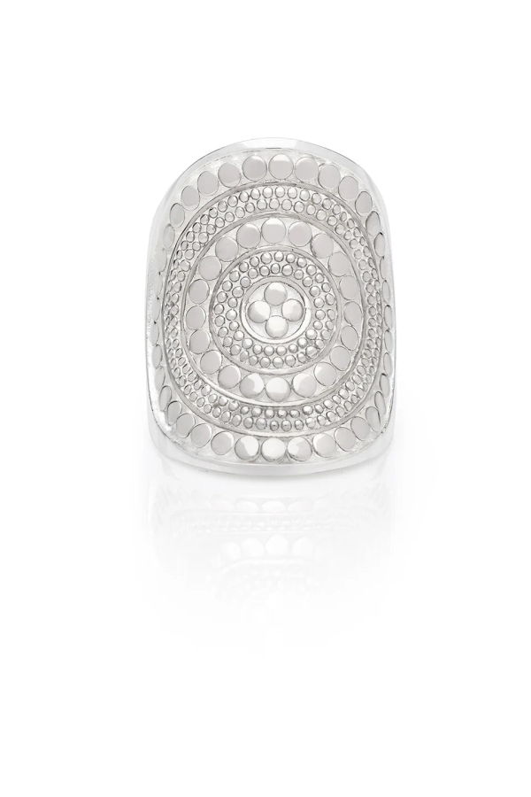 Anna Beck Classic Saddle Ring - Silver