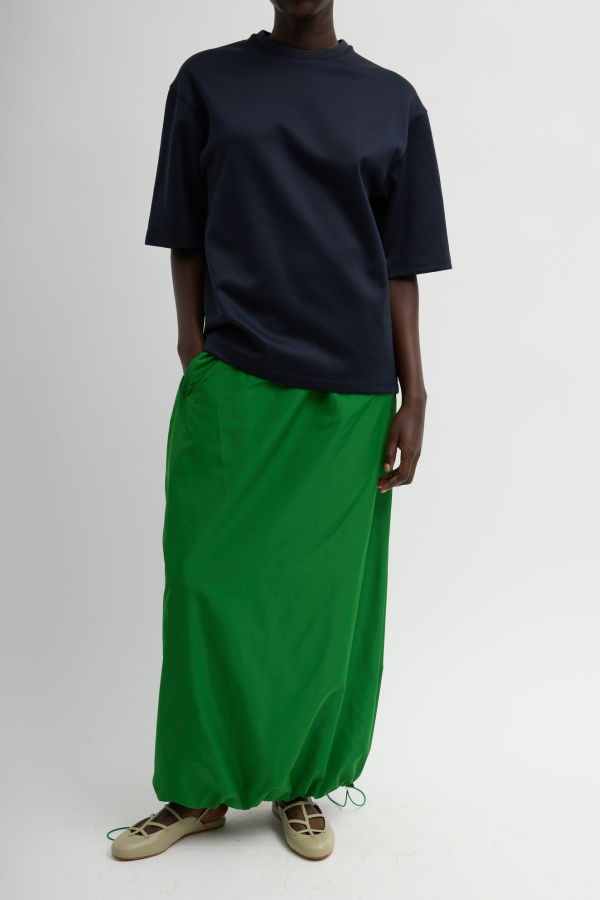 Tibi Active Knit Easy T Top - Navy