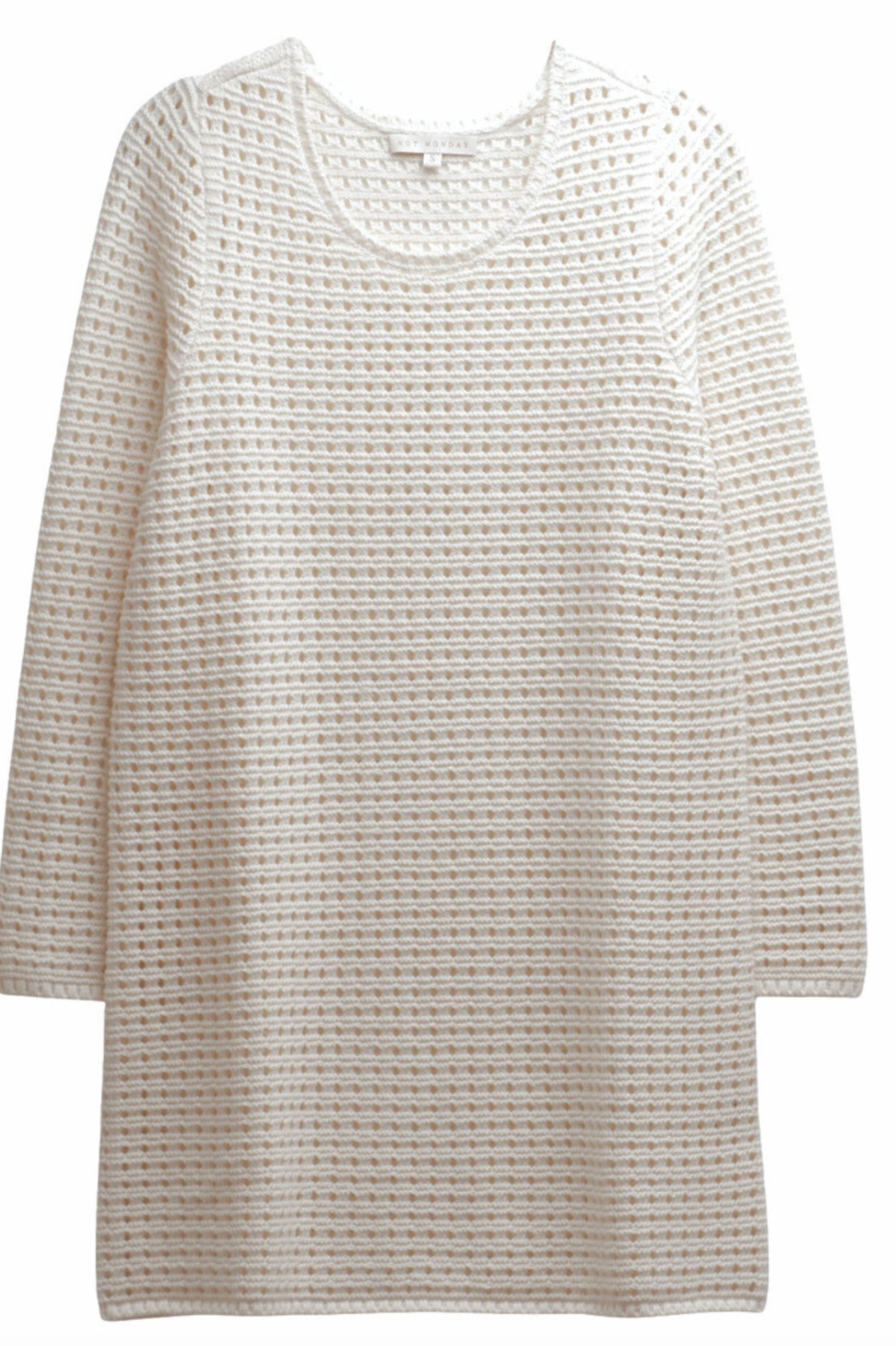 Not Monday Thalia Sweater Dress - Ivory - Image 4 of 4