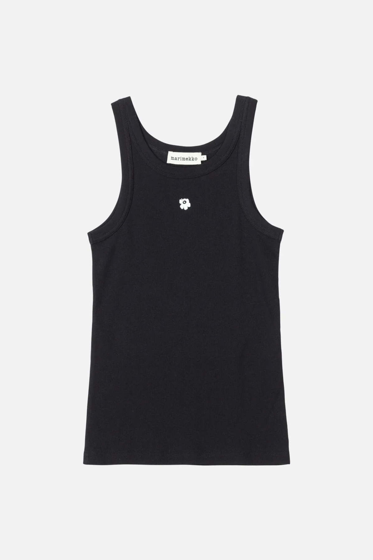 Marimekko Kedol Unikko Placement Tank Top - Black - Image 3 of 5