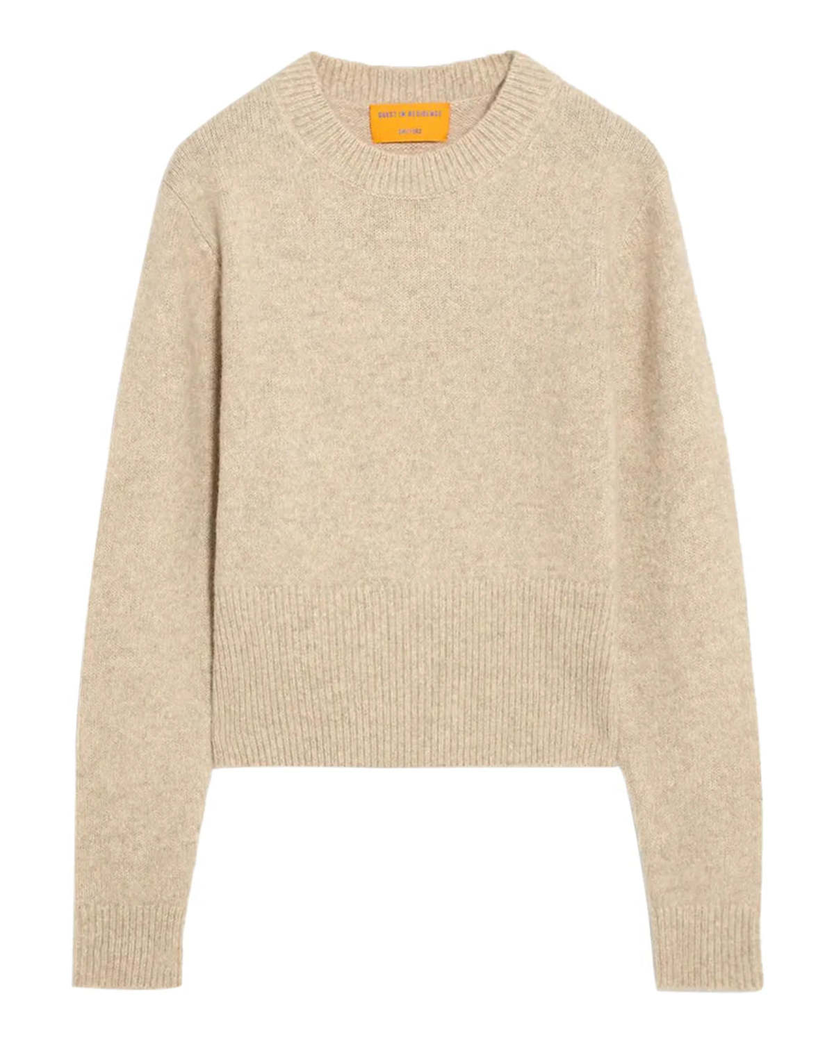 Guest in Residence Alina Crew Sweater - Sandstone - Image 1 of 5