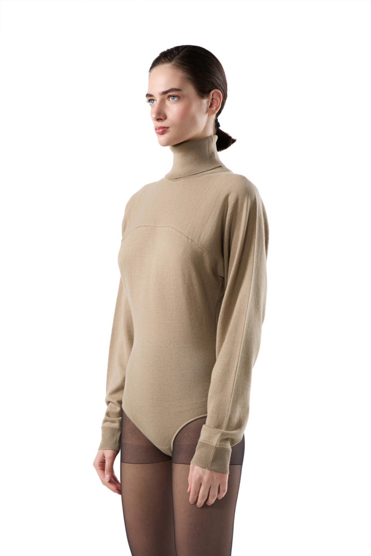 MM6 Maison Margiela Turtleneck Bodysuit - Image 2 of 4