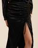 Cynthia Rowley Siren Ruched Skirt - Black - Thumbnail 3