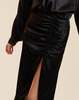 Cynthia Rowley Siren Ruched Skirt - Black - Thumbnail 4