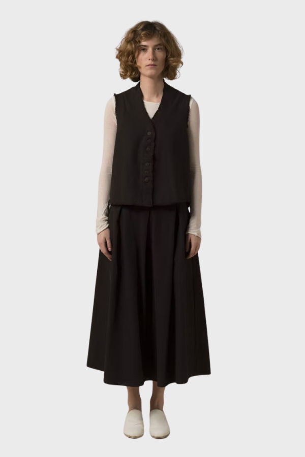 Aequamente Denim Skirt - Ebano