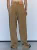 JW ANDERSON Biscuit Cotton Corduroy Single Pleat Trousers - Thumbnail 3