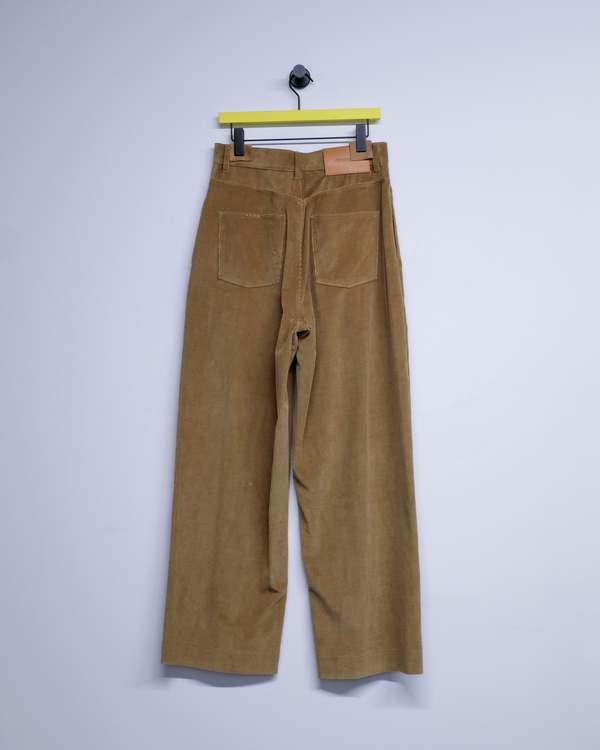 JW ANDERSON Biscuit Cotton Corduroy Single Pleat Trousers