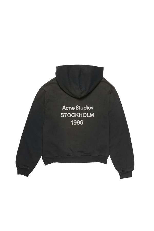Acne Studios Logo Hooded Sweater Hoodie - Black