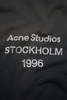 Acne Studios Logo Hooded Sweater Hoodie - Black - Thumbnail 3