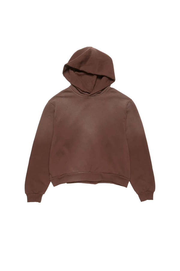 Acne Studios Logo Hooded Sweater Hoodie - Chocolate Brown Acne Studios Logo Hooded Sweater Hoodie - Chocolate Brown