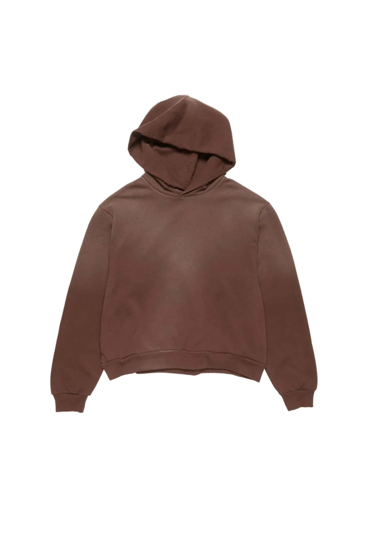 Acne Studios Logo Hooded Sweater Hoodie - Chocolate Brown - Image 1 of 3