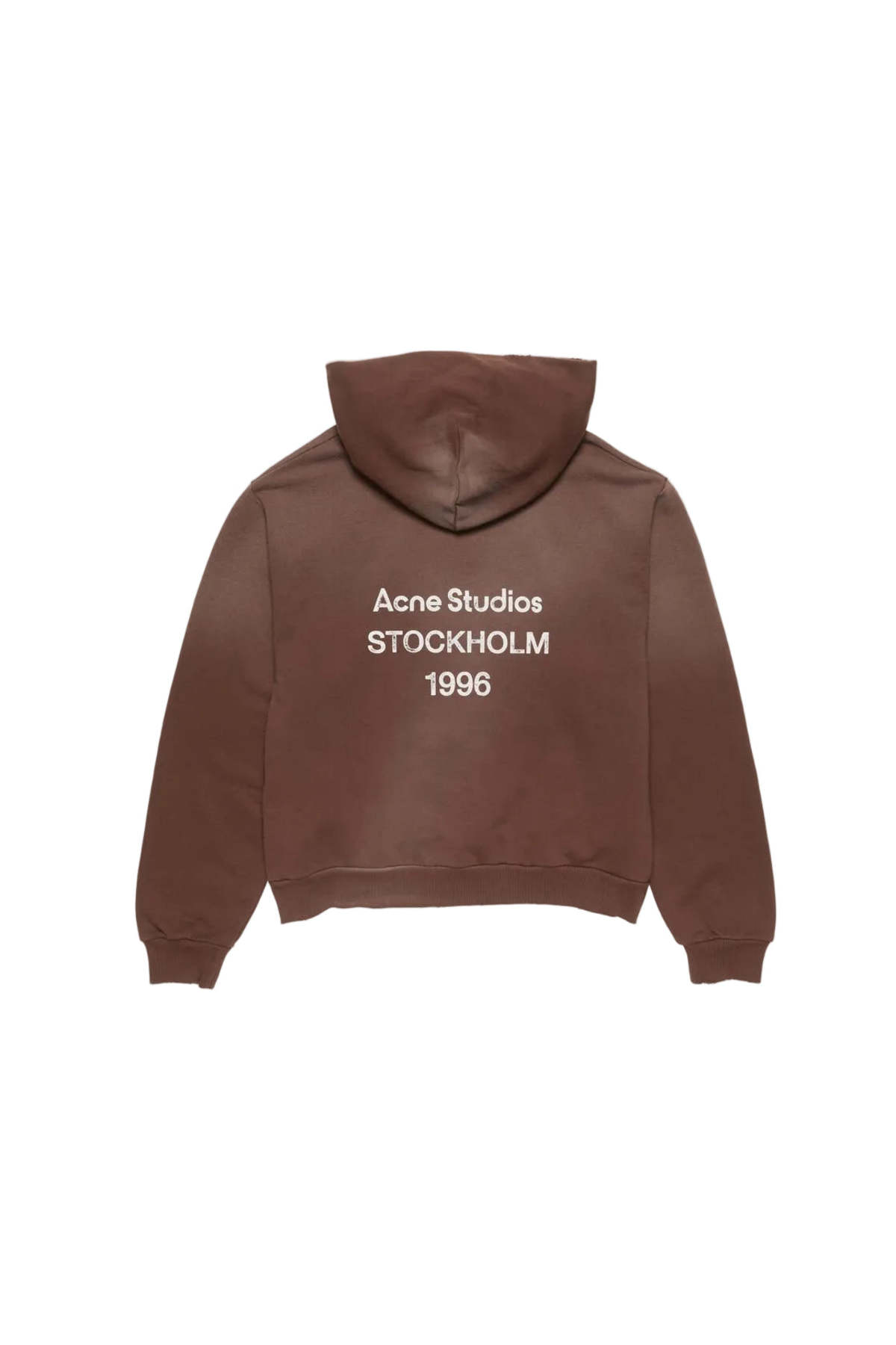 Acne Studios Logo Hooded Sweater Hoodie - Chocolate Brown - Image 2 of 3
