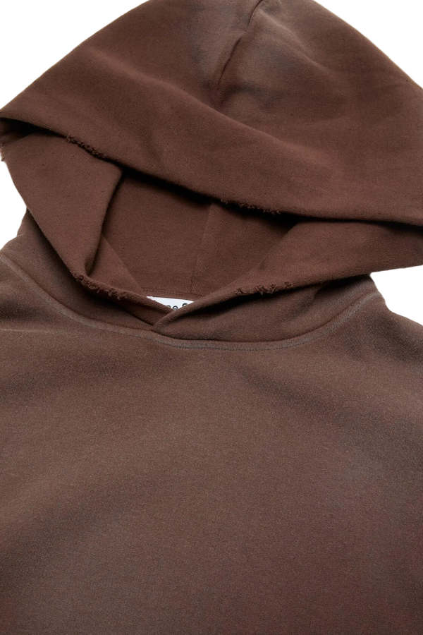 Acne Studios Logo Hooded Sweater Hoodie - Chocolate Brown