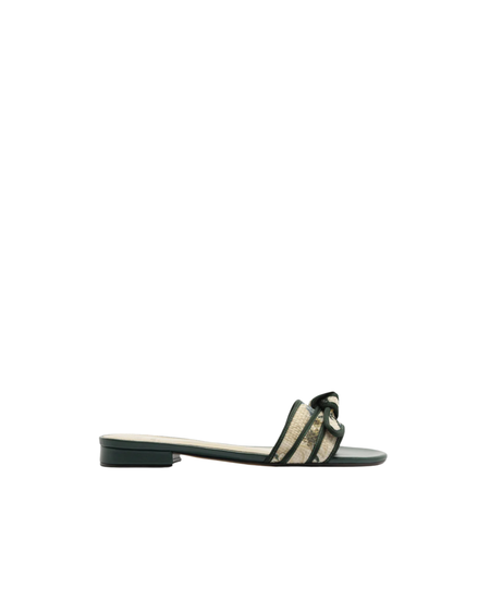 grounds Moopie Leather Sandal - Gray/Ice Gray | Garmentory