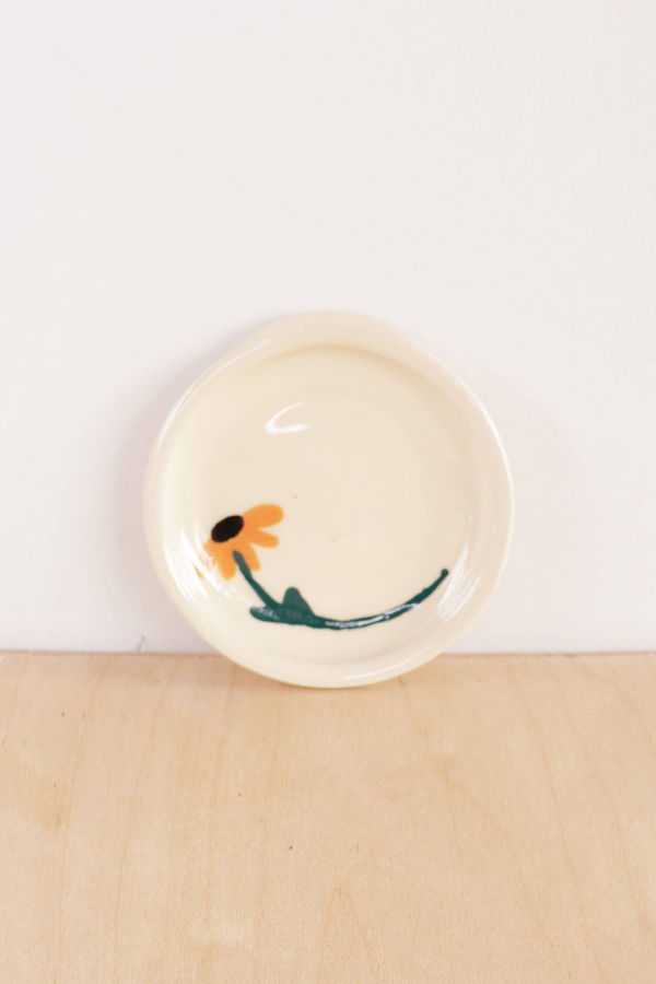 Nightshift Ceramics Ceramic Sunflower Ring Tray